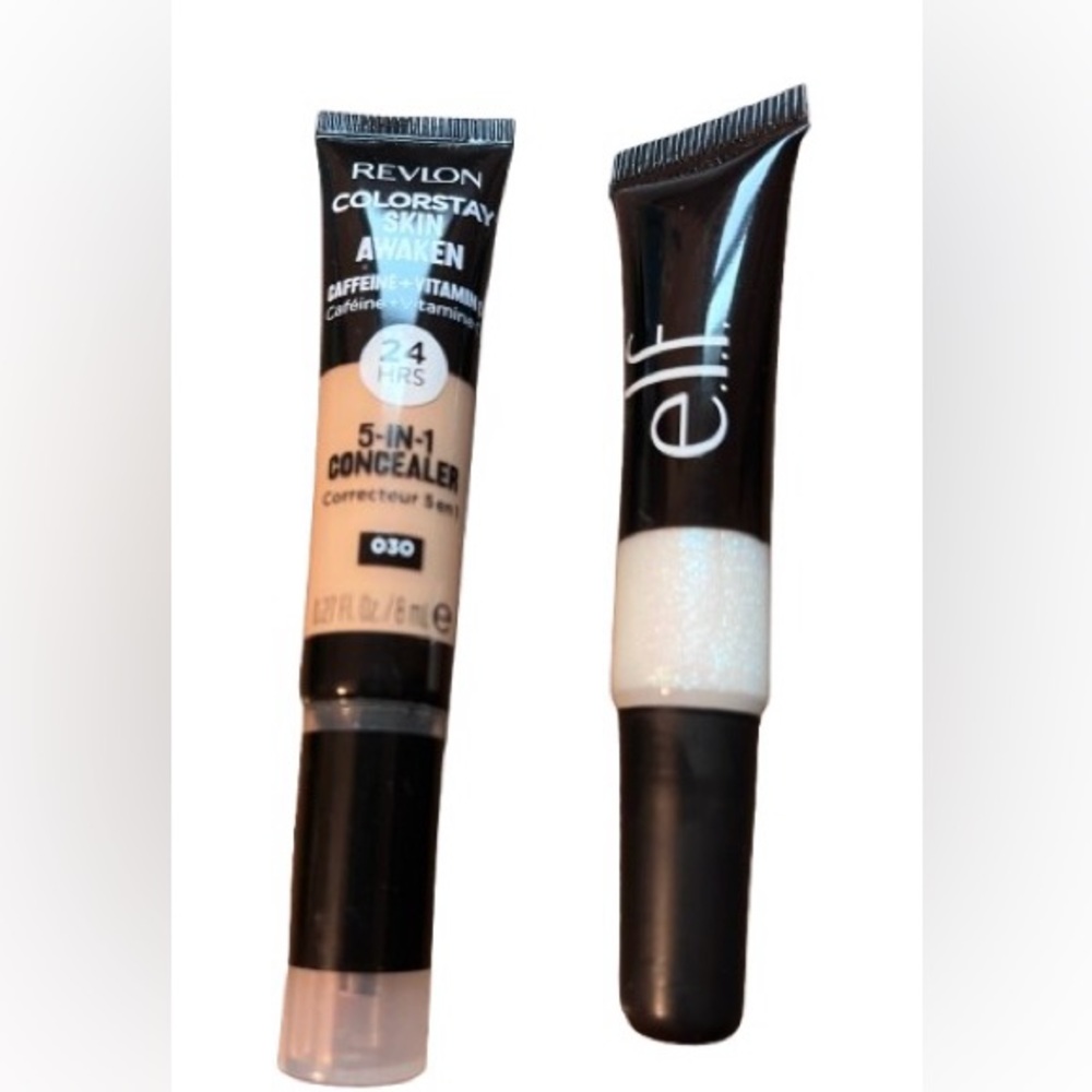 NWOT Revlon 5 in 1 concealer and NWOT e.l.f. Pop of Glitter gel bundle